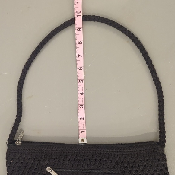 The Sak Woven Shoulder Bag Black - Picture 9 of 9